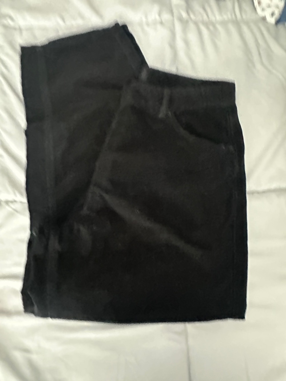 next Black Wide-Leg Cord Trousers